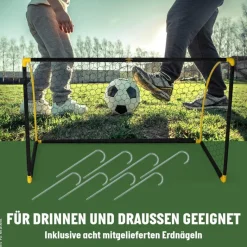 Fußballtor gelb B/H/T: ca. 180x120x91 cm