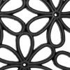 Fußmatte Relief schwarz B/L: ca. 45x75 cm