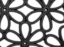 Fußmatte Relief schwarz B/L: ca. 45x75 cm