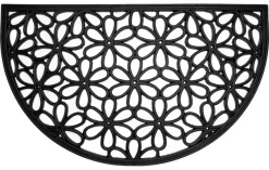 Fußmatte Relief schwarz B/L: ca. 45x75 cm