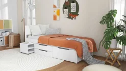 Funktionsbett Efetivo weiß