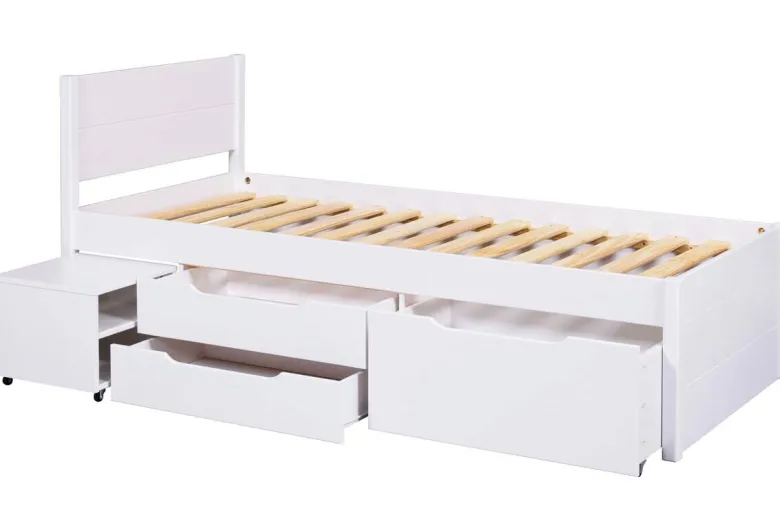 Funktionsbett Efetivo weiß
