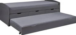 Funktionsbett Lena grau Liegefläche B/L: ca. 90x200 cm