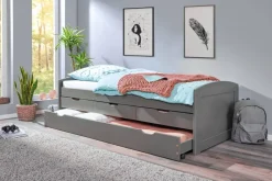 Funktionsbett Lena grau Liegefläche B/L: ca. 90x200 cm