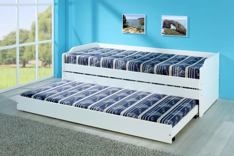 Funktionsbett Lotar weiß Liegefläche B/L: ca. 90x200 cm