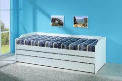 Funktionsbett Lotar weiß Liegefläche B/L: ca. 90x200 cm