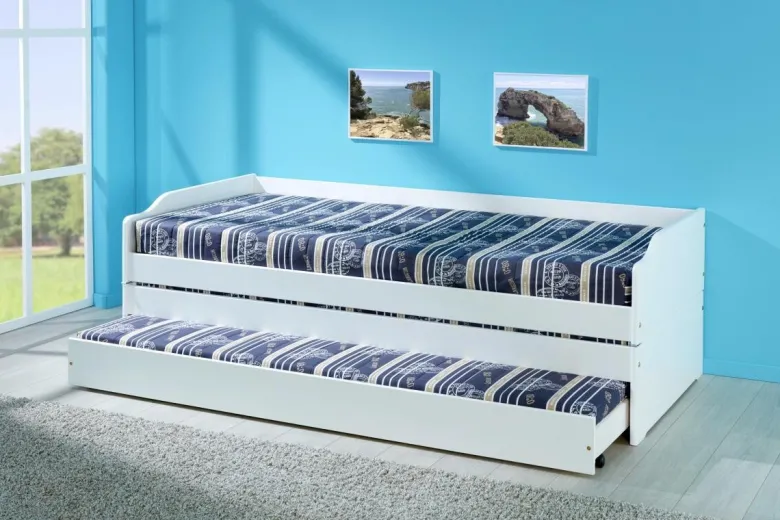 Funktionsbett Lotar weiß Liegefläche B/L: ca. 90x200 cm