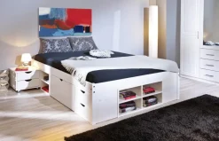 Funktionsbett Till weiß Liegefläche B/L: ca. 160x200 cm