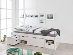 Funktionsbett Till weiß Liegefläche B/L: ca. 90x200 cm