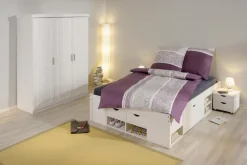 Funktionsbett Till weiß Liegefläche B/L: ca. 180x200 cm