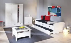 Funktionsbett Ulli weiß Liegefläche B/L: ca. 90x200 cm
