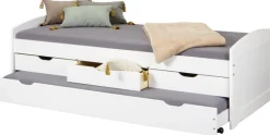 Funktionsbett Ulli weiß Liegefläche B/L: ca. 90x200 cm