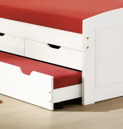 Funktionsbett Ulli weiß Liegefläche B/L: ca. 90x200 cm