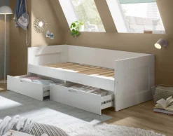 Funktionsbett weiß Liegefläche B/L: ca. 90x200 cm