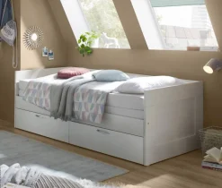 Funktionsbett weiß Liegefläche B/L: ca. 90x200 cm