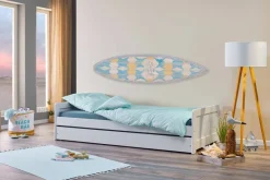 Funktionsliege Surf weiß Liegefläche B/L: ca. 90x200 cm