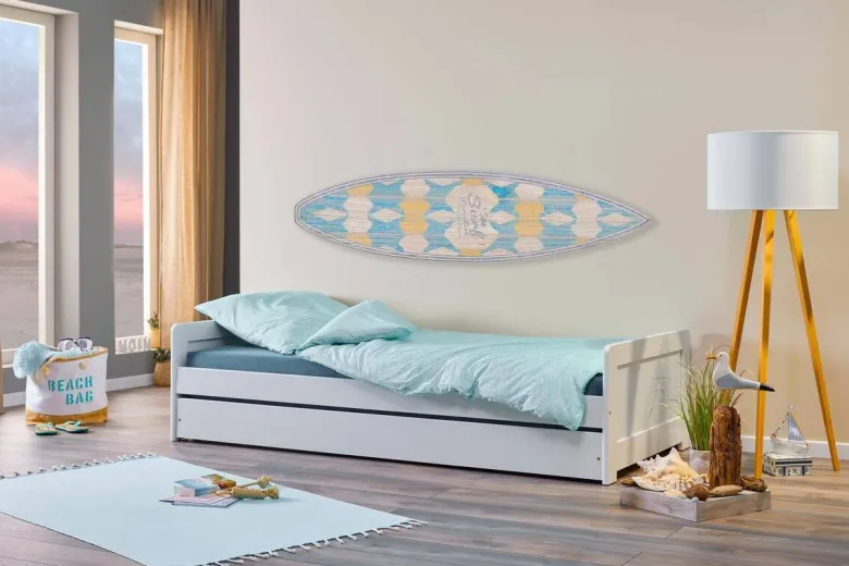 Funktionsliege Surf weiß Liegefläche B/L: ca. 90x200 cm