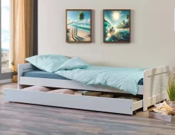 Funktionsliege Surf weiß Liegefläche B/L: ca. 90x200 cm