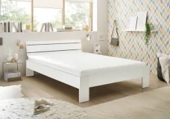 Futonbett Brest weiß Liegefläche B/L: ca. 100x200 cm