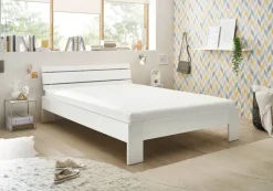 Futonbett Brest weiß Liegefläche B/L: ca. 100x200 cm