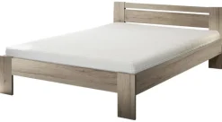 Futonbett Cannes Eiche San-Remo Nachbildung Liegefläche B/L: ca. 140x200 cm