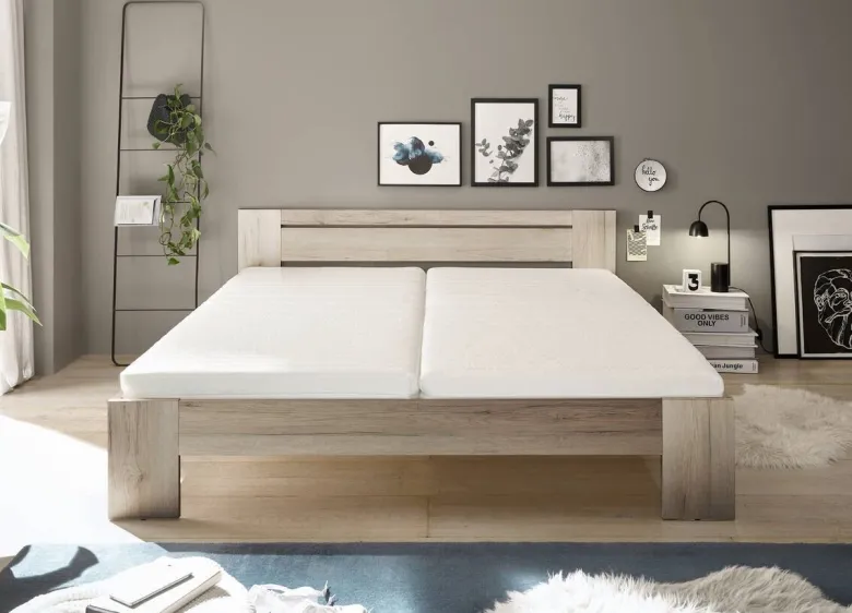 Futonbett Cannes Eiche San-Remo Nachbildung Liegefläche B/L: ca. 180x200 cm
