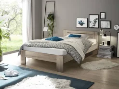 Futonbett Cannes Eiche San-Remo Nachbildung Liegefläche B/L: ca. 120x200 cm