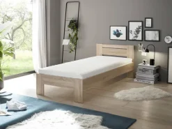 Futonbett Cannes Eiche Sonoma Nachbildung Liegefläche B/L: ca. 90x200 cm