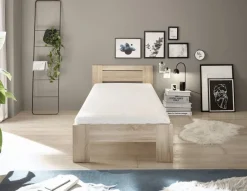 Futonbett Cannes Eiche Sonoma Nachbildung Liegefläche B/L: ca. 90x200 cm