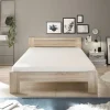 Futonbett Cannes Eiche Sonoma Nachbildung Liegefläche B/L: ca. 140x200 cm