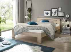 Futonbett Cannes Eiche Sonoma Nachbildung Liegefläche B/L: ca. 140x200 cm