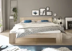 Futonbett Cannes Eiche Sonoma Nachbildung Liegefläche B/L: ca. 180x200 cm