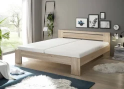Futonbett Cannes Eiche Sonoma Nachbildung Liegefläche B/L: ca. 180x200 cm