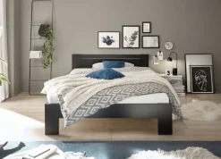 Futonbett Cannes schwarz Liegefläche B/L: ca. 140x200 cm