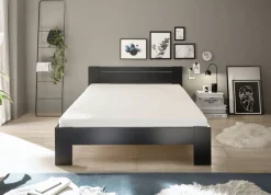 Futonbett Cannes schwarz Liegefläche B/L: ca. 140x200 cm