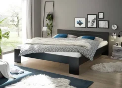 Futonbett Cannes schwarz Liegefläche B/L: ca. 180x200 cm