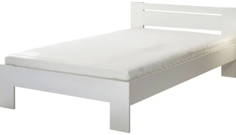 Futonbett Cannes weiß Liegefläche B/L: ca. 120x200 cm