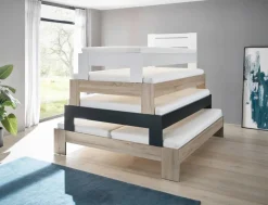 Futonbett Cannes weiß Liegefläche B/L: ca. 180x200 cm
