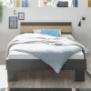 Futonbett Jolka Graphit Eiche Nachbildung Liegefläche B/L: ca. 140x200 cm