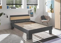 Futonbett Jolka Graphit Liegefläche B/L: ca. 140x200 cm
