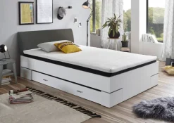 Futonbett Letana weiß Liegefläche B/L: ca. 140x200 cm