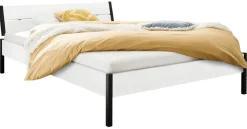 Futonbett Marseille weiß Liegefläche B/L: ca. 140x200 cm
