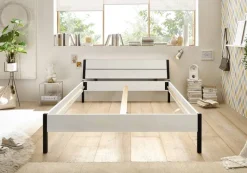 Futonbett Marseille weiß Liegefläche B/L: ca. 140x200 cm