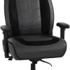 Gaming-Sessel Game Rocker anthrazit schwarz Microfaser Kunstleder