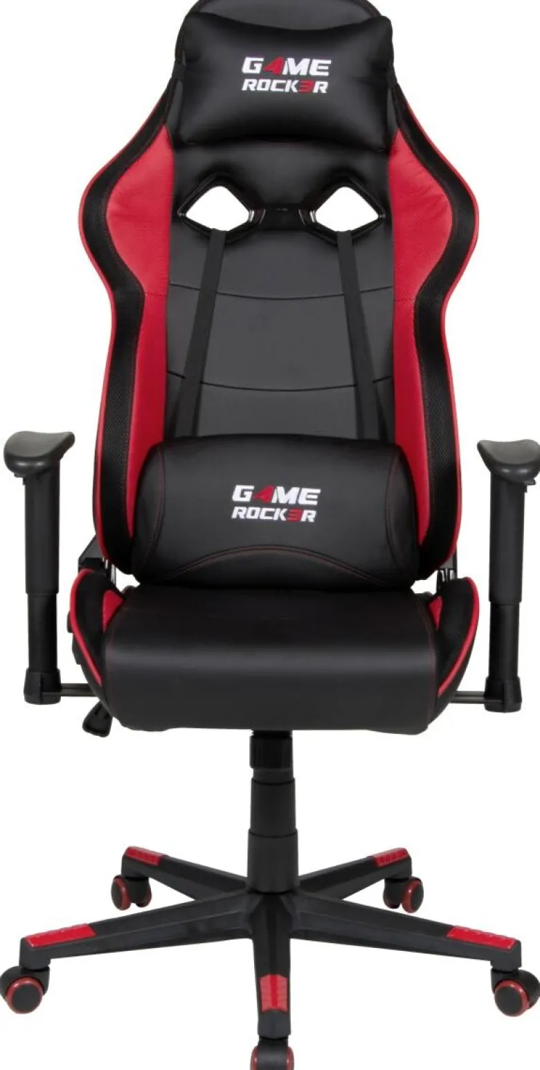 Gaming-Sessel Game Rocker schwarz rot