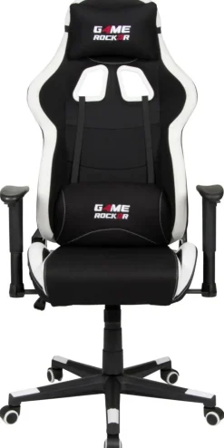 Gaming-Sessel Game Rocker schwarz weiß