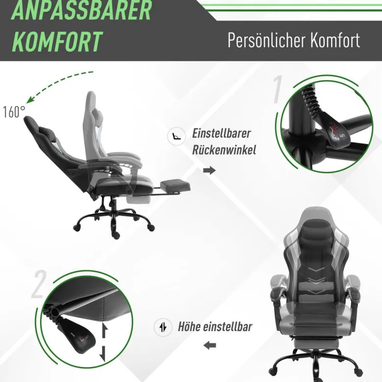 Gaming-Sessel 921-279 schwarz