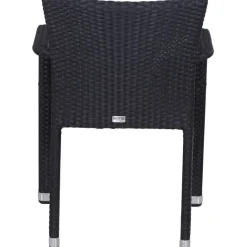 Gardamo Sessel 2er Set MINAS schwarz Kunststoff B/H/L: ca. 57x85x61 cm
