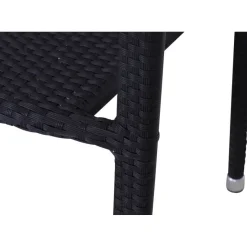Gardamo Sessel 2er Set MINAS schwarz Kunststoff B/H/L: ca. 57x85x61 cm
