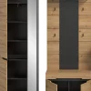 Garderobe Canu basaltgrau Nachbildung Artisan Nachbildung B/H/T: ca. 160x190x37 cm
